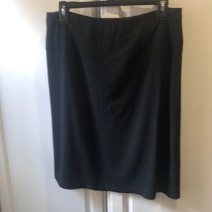 JJill soft black pencil skirt.